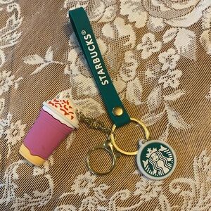 STARBUCKS WRISTLET KEY CHAIN NWOT!  Great gift or stocking stuffer🎄